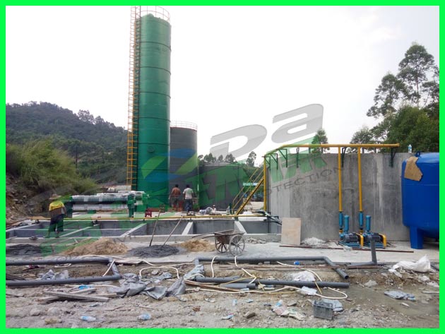惠州高濃度環(huán)保設備安裝現場